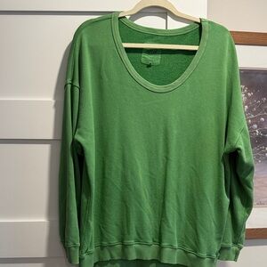Aerie bright green Crewneck Sweatshirt
